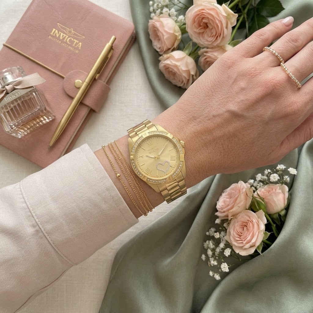Reloj Clásico Para Mujer Invicta Angel 21384
