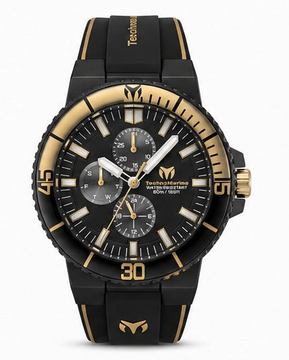 RELOJ PARA HOMBRE TECHNOMARINE RACING 43MM LEGENDS TM-525040 NEGRO DORADO