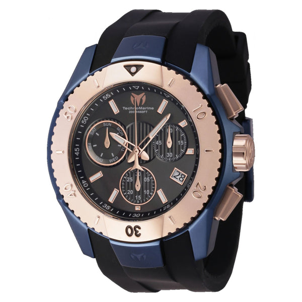 Reloj TechnoMarine UF6 Swiss Ronda Z60 Caliber 48mm. Black TM-621037