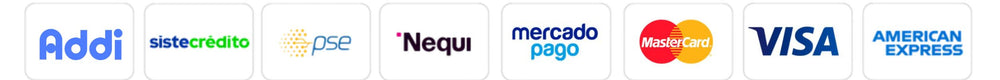 Métodos de pago disponibles